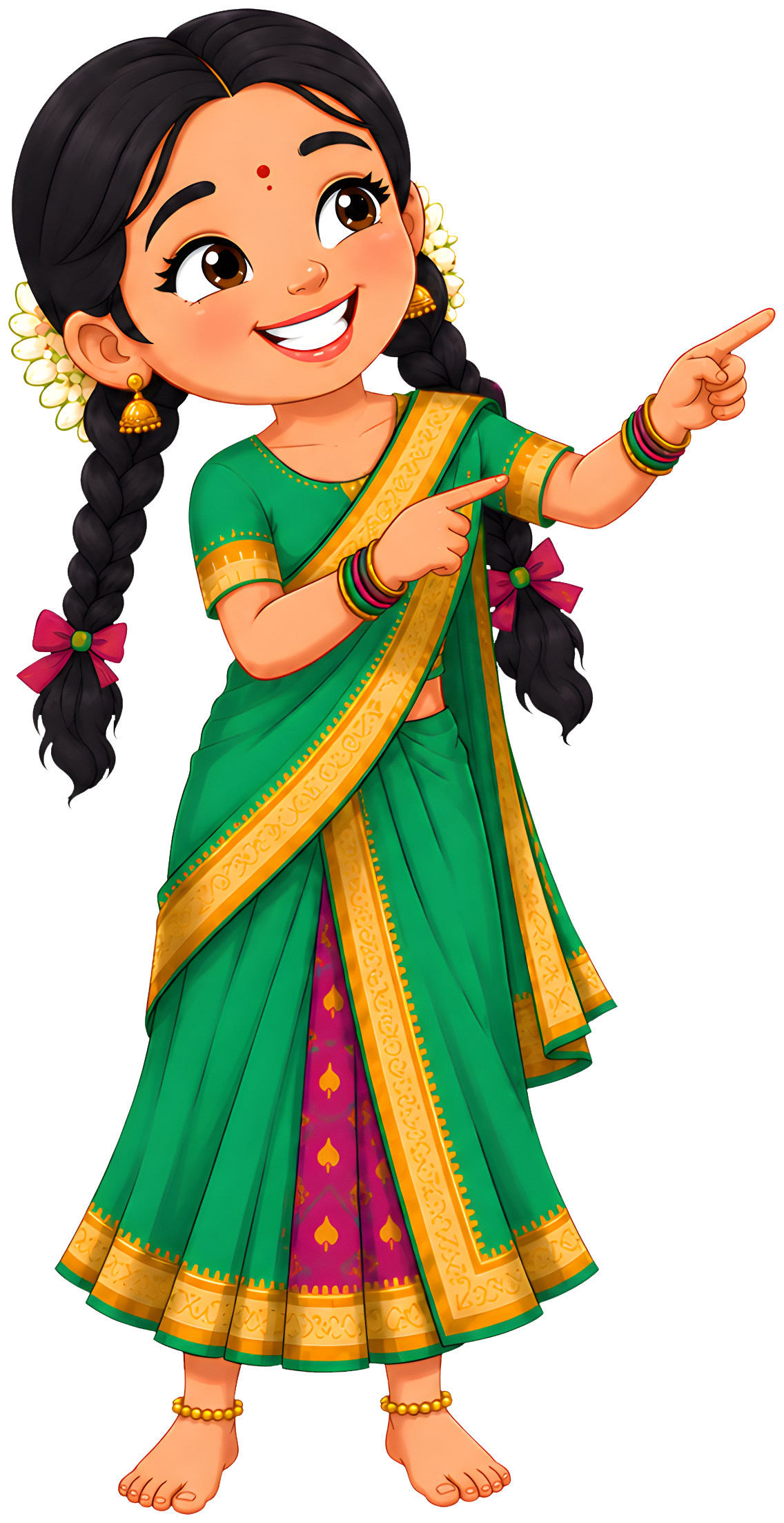 Girl mascot